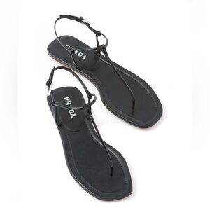 Prada Elegant Black Women's Sandals